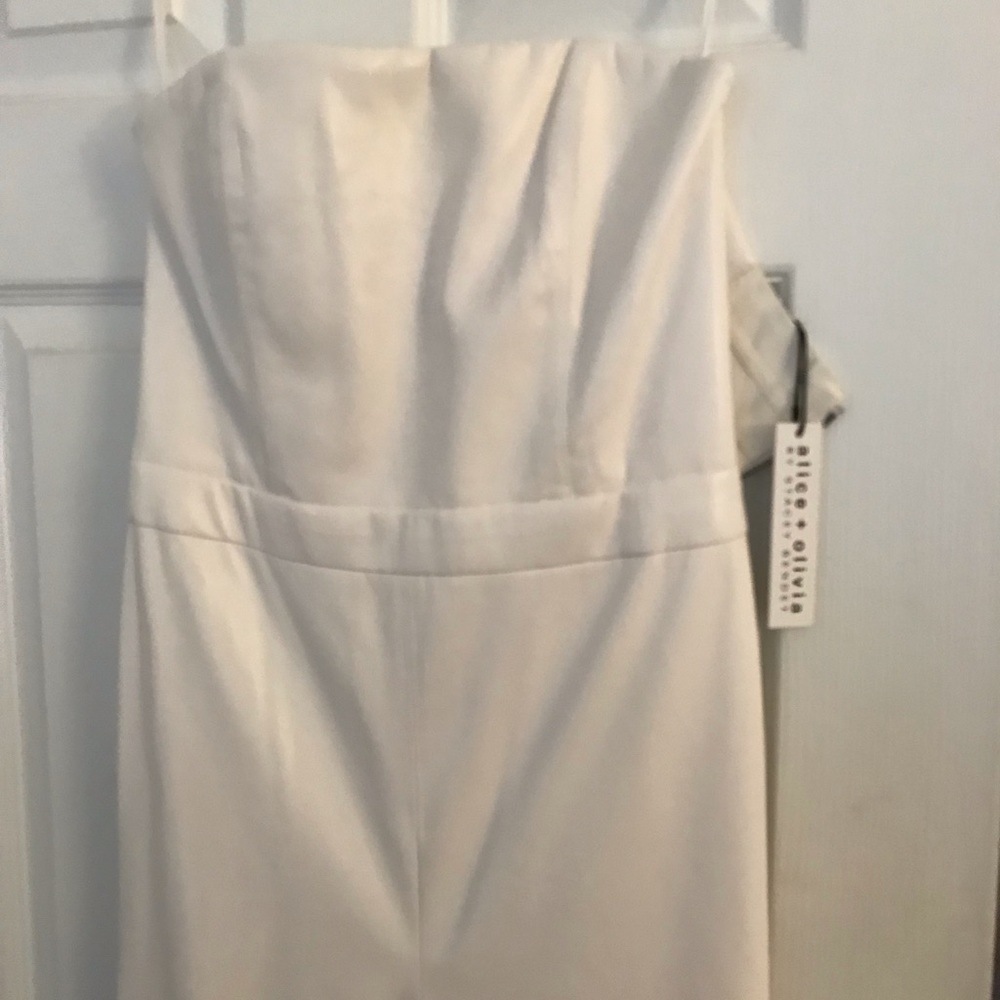 LEATHER OFF WHITE JUMPSUIT